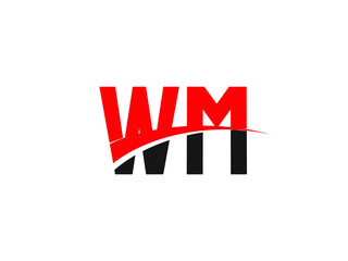 WM Letter Initial Logo Design Template