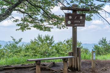棒ノ折山（埼玉県飯能市）の山頂