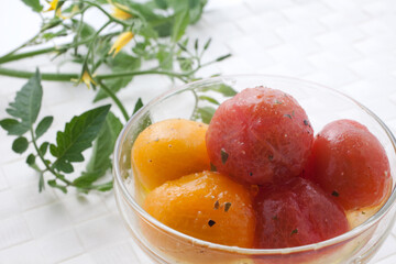 ミニトマトのマリネ