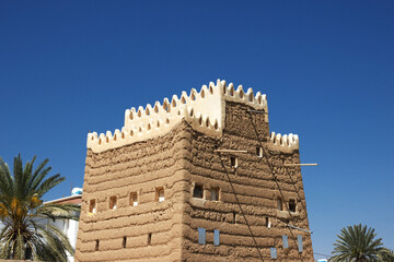 The house in arab village close Najran, Asir region, Saudi Arabia
