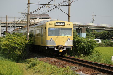 Fototapeta na wymiar 三岐鉄道の鉄道車両