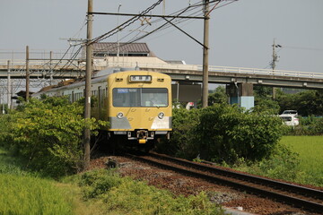 Fototapeta premium 三岐鉄道の鉄道車両