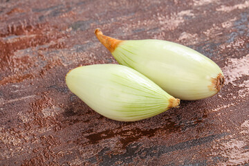 Ripe and tasty shallot onion