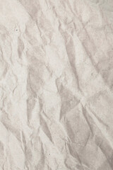 Texture white crumpled paper background.