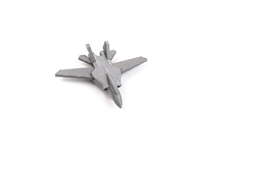 Model plane, airliner, airplane created on a 3d printer, on white background. transportation concept