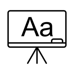 Board Vector Line Icon Design