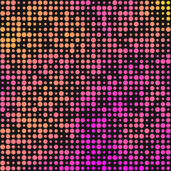 Color Pixels Cloud Abstract Computational Generative Art background illustration