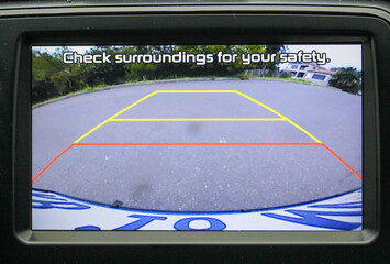 Reverse camera in a new vehicle