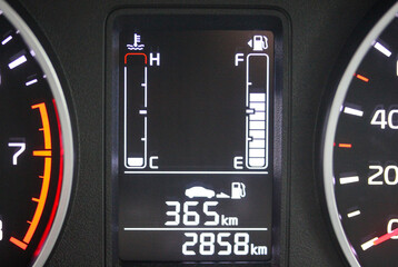 Naklejka premium Modern vehicle gauge cluster