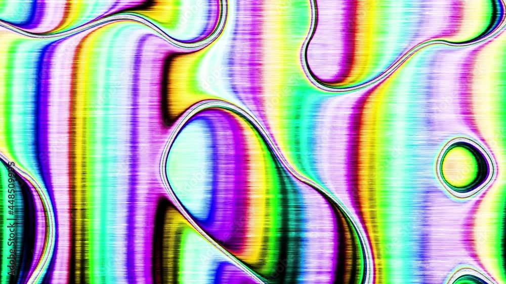 Aufkleber looping video interference footage. imitation of a datamoshing video.
