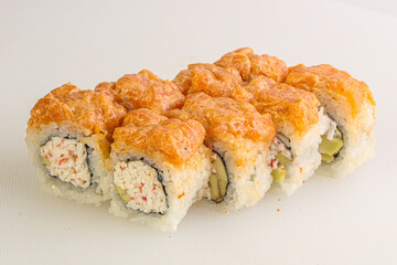 Japanese sushi and roll set