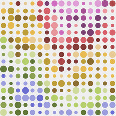 Color Pixels Cloud Abstract Computational Generative Art background illustration