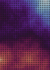 Color Pixels Cloud Abstract Computational Generative Art background illustration