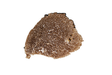 Background of Sliced Black Truffle