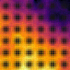 Color Pixels Cloud Abstract Computational Generative Art background illustration