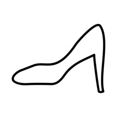 High Heels Free Vector Line Icon Design