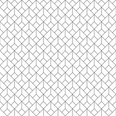 Vector seamless pattern. Modern stylish texture with monochrome trellis. Repeating geometric diagonal square grid. Simple graphic design.