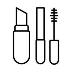 Cosmetics Free Vector Line Icon Design