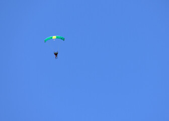 paraglider in the sky
