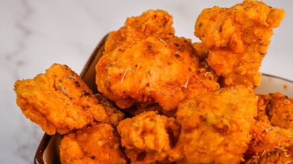 Spicy Chicken Tenders in a bowl.