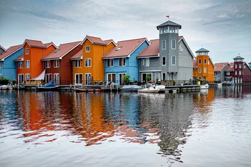 Fotobehang Reitdiep, Groningen, Groningen Province, The Netherlands © Holland-PhotostockNL