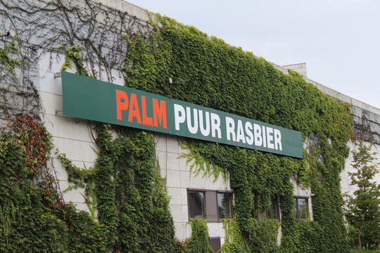 LONDERZEEL, BELGIUM, 1 AUGUST 2021: Exterior view of the 'Palm' Brewery in Steenhuffel near Londerzeel. 'Palm Belgian Craft Beers' make the popular Palm and Rodenbach beers.