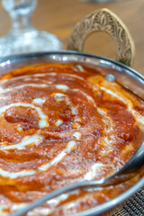 Indian style yogurt curry soup