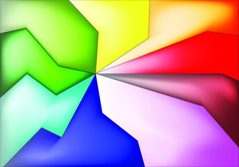 multicolored abstract background with triangles