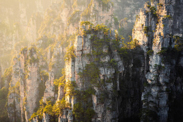 A popular travel destination in Asia, the American movie avatar filming location. The most beautiful national park in China, Zhangjiajie Forest Park in Hunan Province.