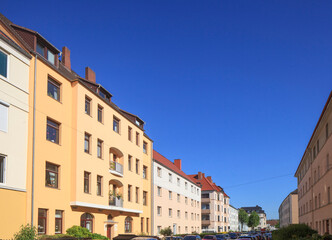 Fototapeta na wymiar Wohngebäude, Bremerhaven, Deutschland