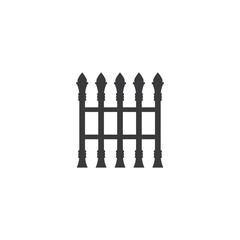 Fence logo icon vector