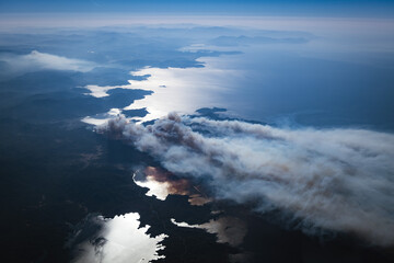Waldbrände an der westlichen Küste der Türkei im Juli 2021 