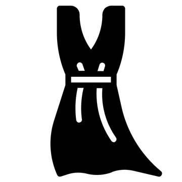 dress glyph icon
