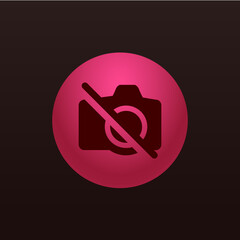 No Camera - Sticker
