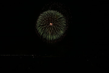 小さな町の花火大会