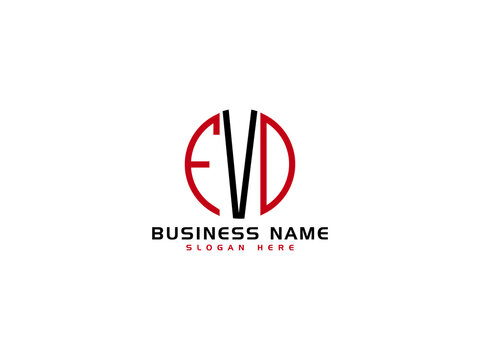 Creative FVD Logo Letter Vector Image Design For Your Business