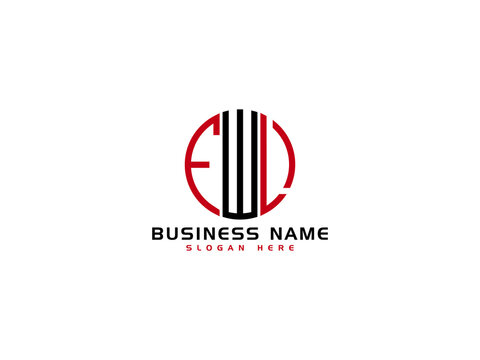 Creative FWL Logo Letter Vector Image Design For Your Business
