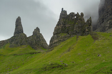 Obraz premium The Old Man at Storr on the Isle of Skye