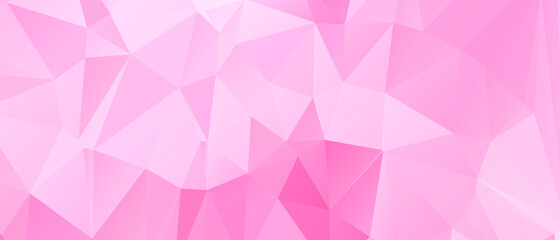 Pink Abstract Color Polygon Background Design, Abstract Geometric Origami Style With Gradient