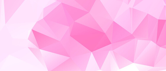 Pink Abstract Color Polygon Background Design, Abstract Geometric Origami Style With Gradient