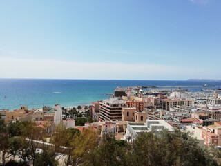 Fototapeta na wymiar Alicante, Spain panoramic view