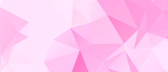 Pink Abstract Color Polygon Background Design, Abstract Geometric Origami Style With Gradient