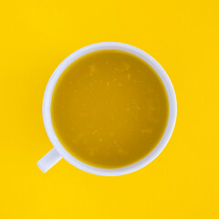 pumpkin juice in a cup