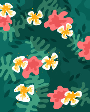 flower patterns, vector graphics for greeting cards, weddings, holidays, and other decoration