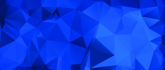 Obraz premium Blue Abstract Color Polygon Background Design, Abstract Geometric Origami Style With Gradient