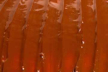 Sweet caramel pattern, top view.