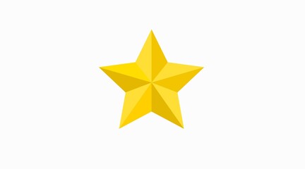 Star Icon. Vector isolated editable illustration of a star