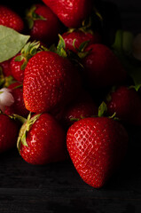strawberries in a basket