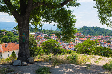 Fototapeta na wymiar ブルガリア　プロヴディフのネベト・テペから見える景色