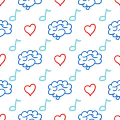 back to school pattern. Vector seamless pattern of school supplies stationery icons. Seamless doodle school equipment. Can be used for wallpaper, pattern fills, textile, web page background, surface 